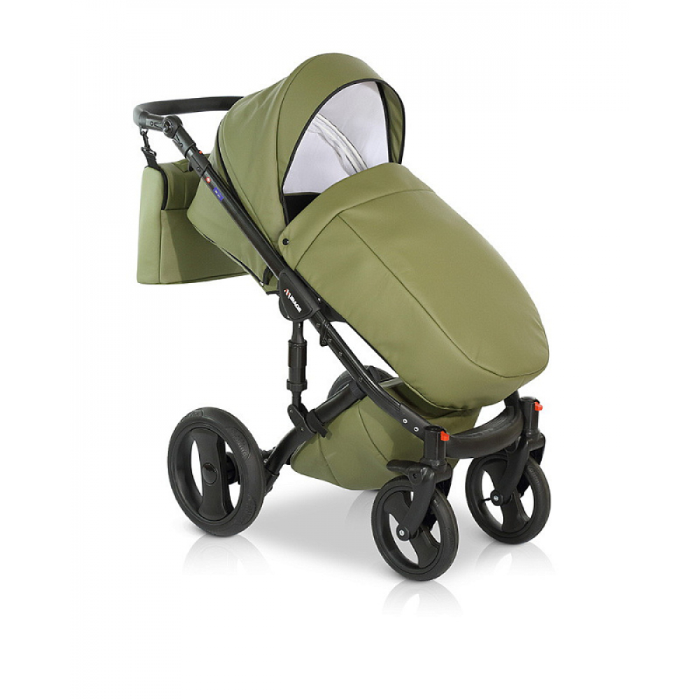 Детская коляска Verdi Mirage Eco Premium 3 в 1 11 бордовый с текстурой льна