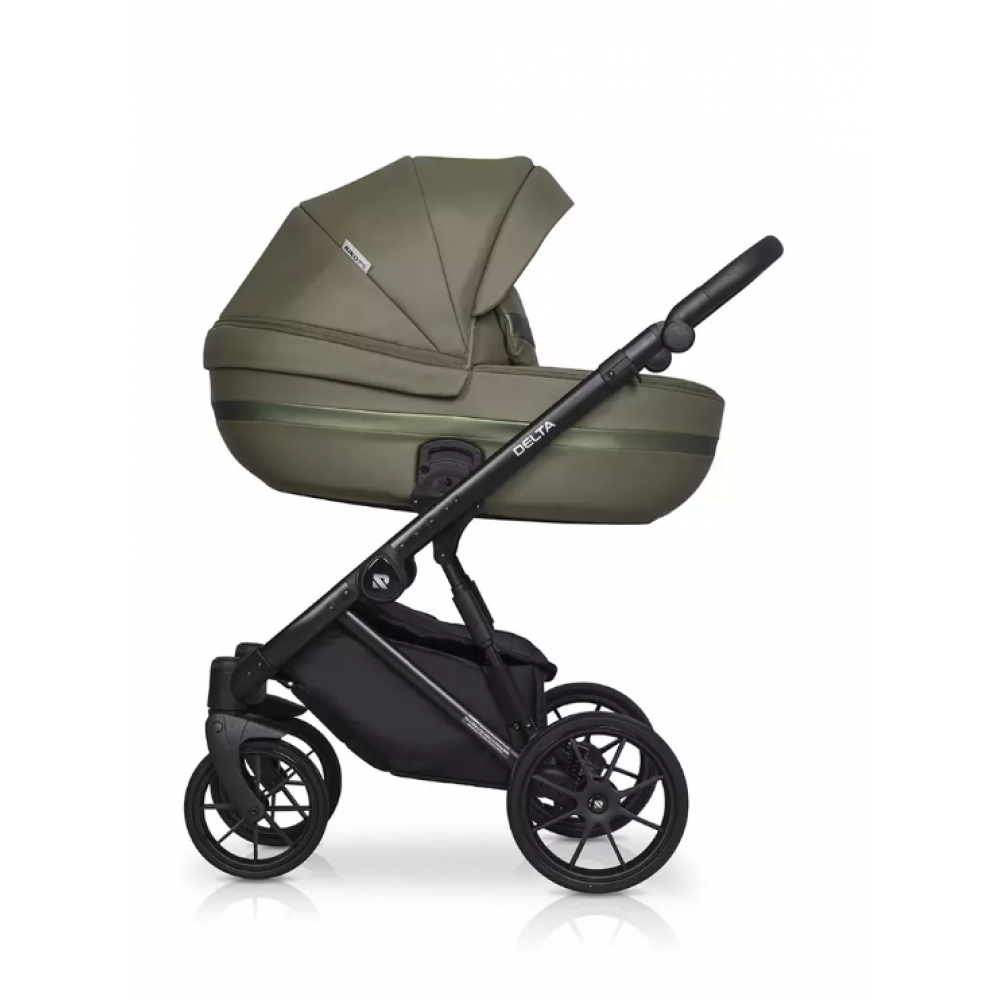 Коляска 2 в 1 Riko Basic Delta Ecco, 13 - Olive (Оливковый)