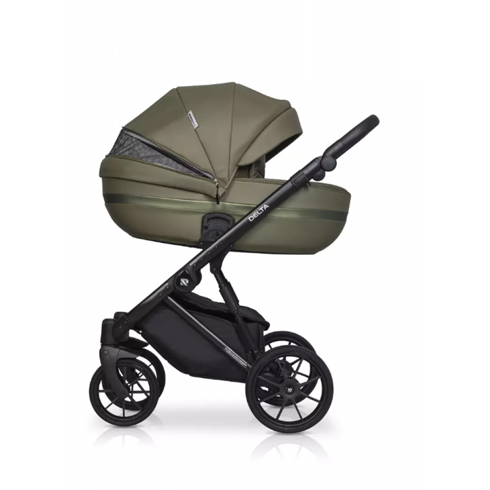 Коляска 2 в 1 Riko Basic Delta Ecco, 13 - Olive (Оливковый)