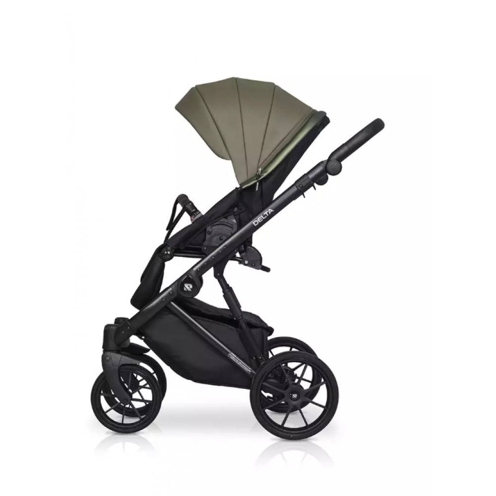 Коляска 2 в 1 Riko Basic Delta Ecco, 13 - Olive (Оливковый)