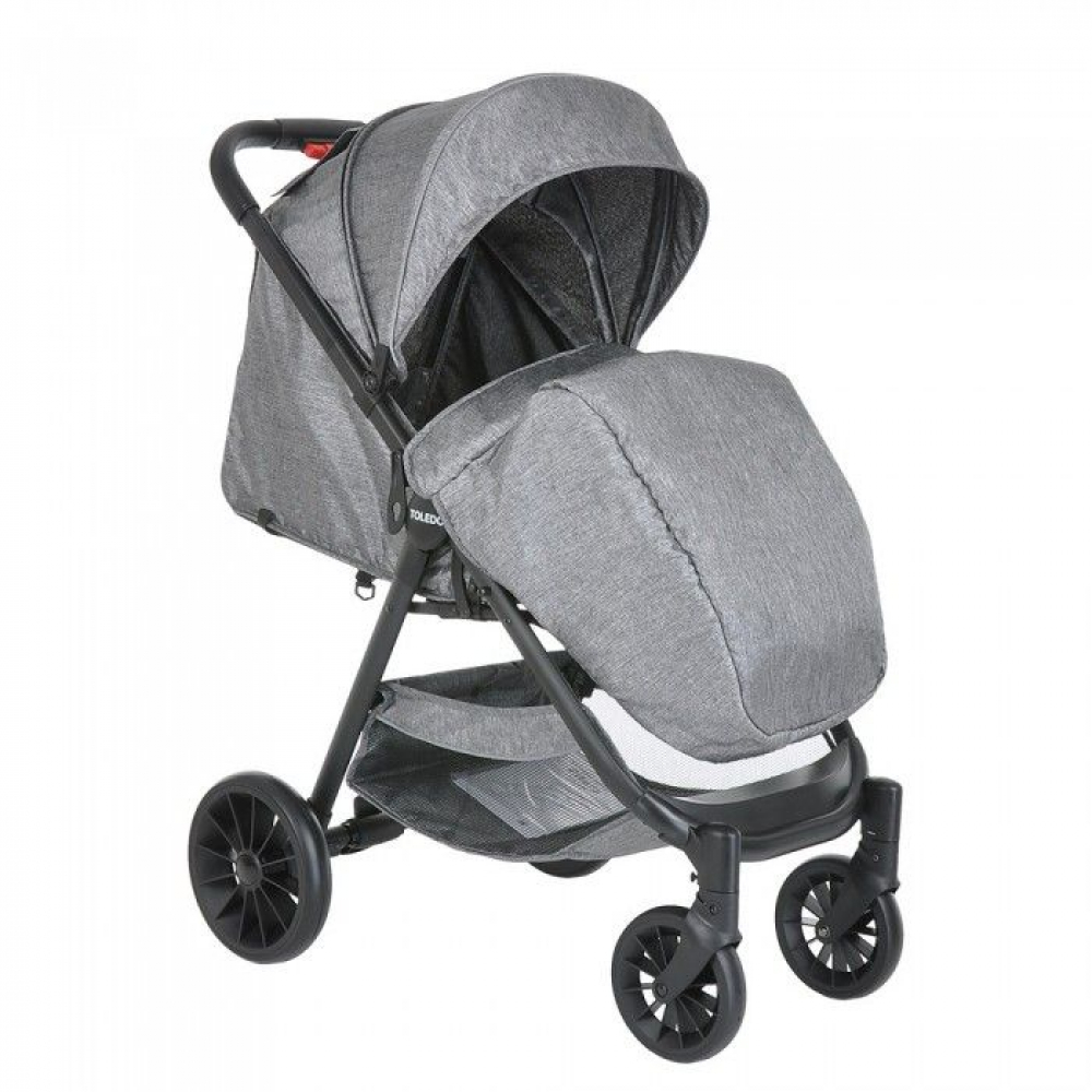 Коляска прогулочная Pituso Toledo Eva, Grey Metallic / Серый металлик
