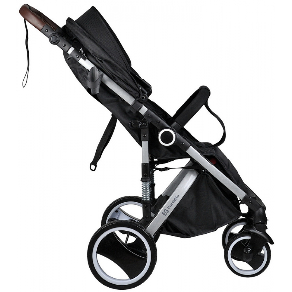 Детская прогулочная коляска Farfello Bino Angel Plus чёрный