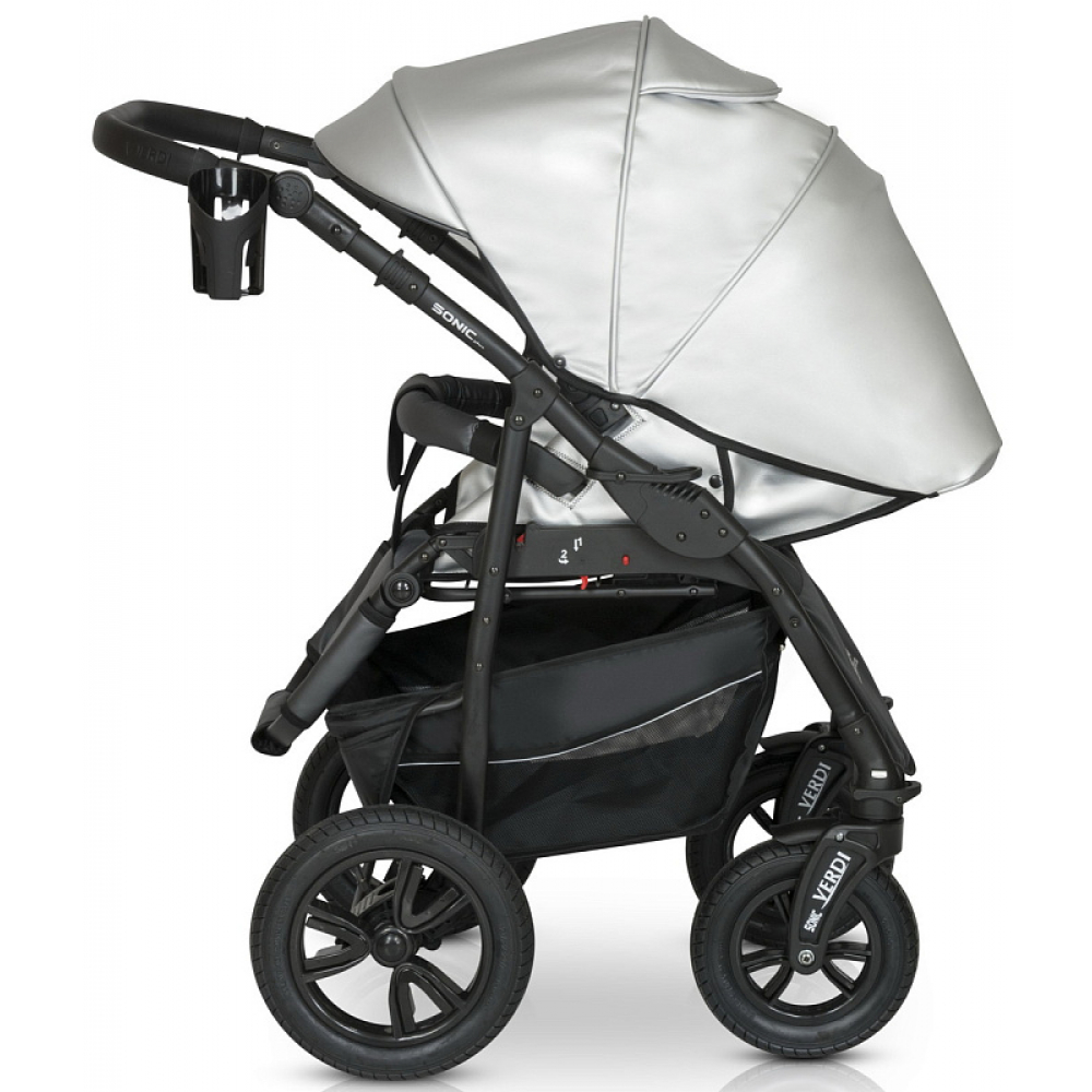 Детская коляска Verdi Sonic plus Pro 3 в 1 04 чёрно-золотой