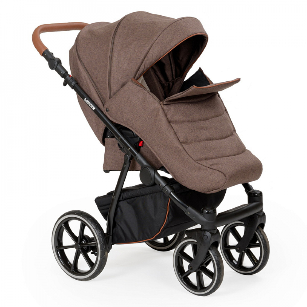 Детская коляска Lonex Pax Eko Pro 2 в 1 01 Mokka