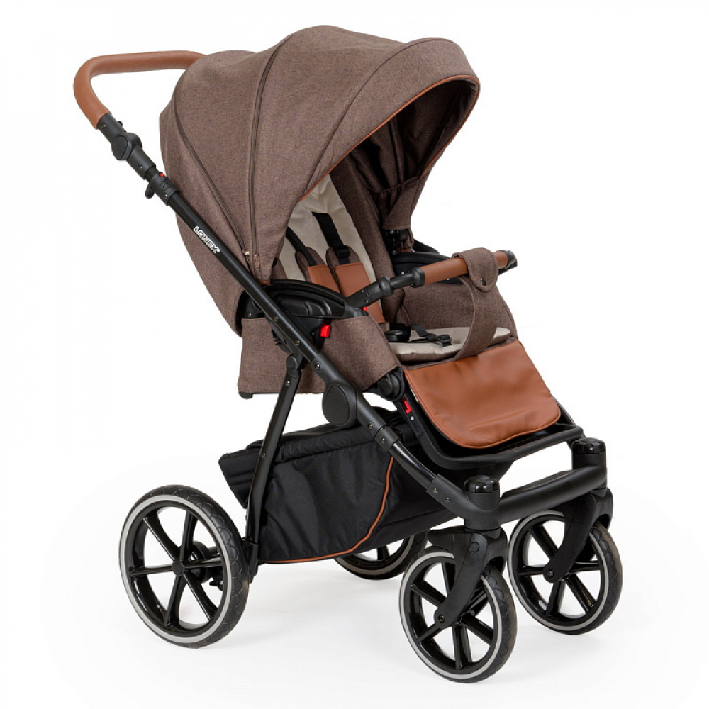 Детская коляска Lonex Pax Eko Pro 2 в 1 01 Mokka