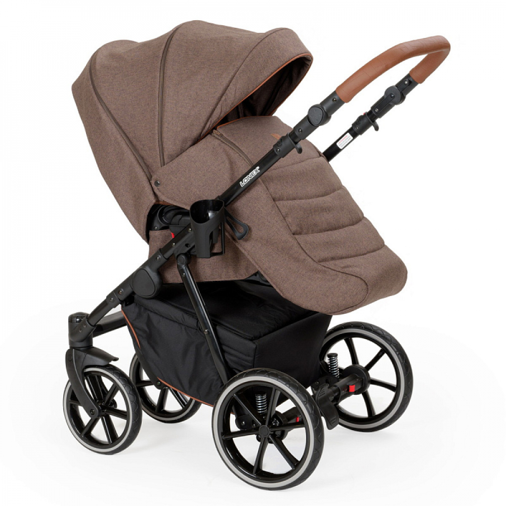 Детская коляска Lonex Pax Eko Pro 2 в 1 01 Mokka