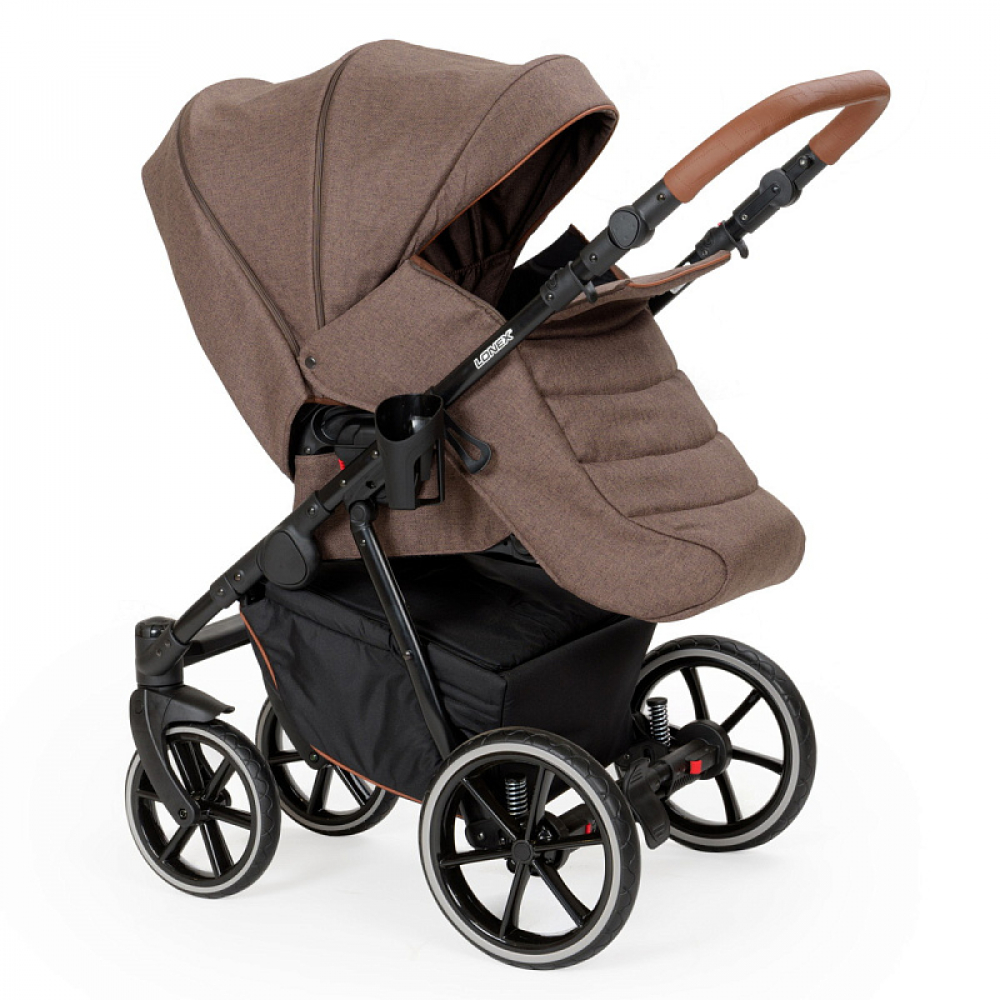 Детская коляска Lonex Pax Eko Pro 2 в 1 01 Mokka