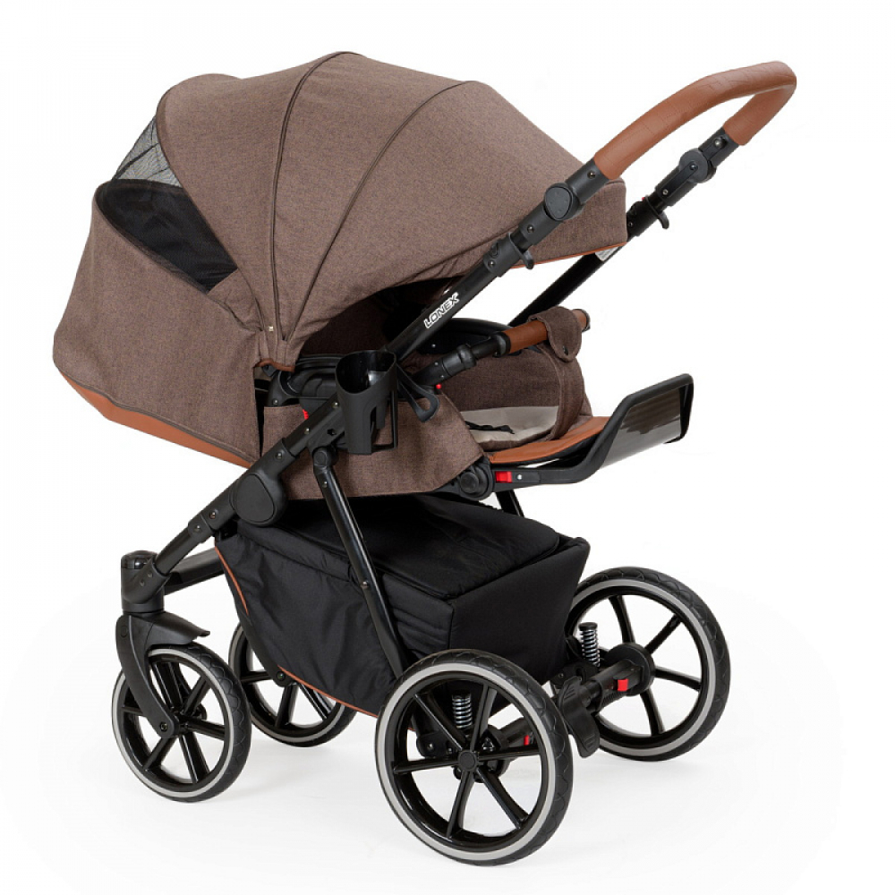 Детская коляска Lonex Pax Eko Pro 2 в 1 01 Mokka
