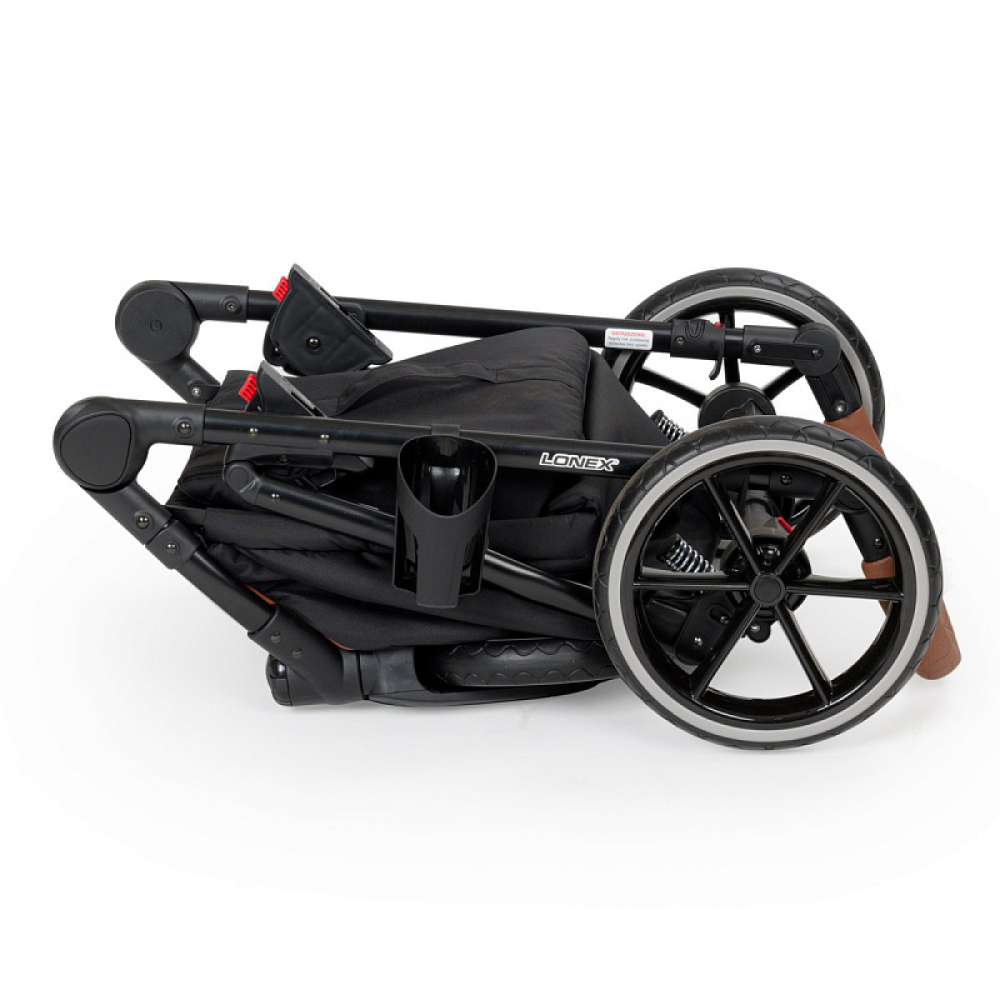 Детская коляска Lonex Pax Eko Pro 2 в 1 01 Mokka