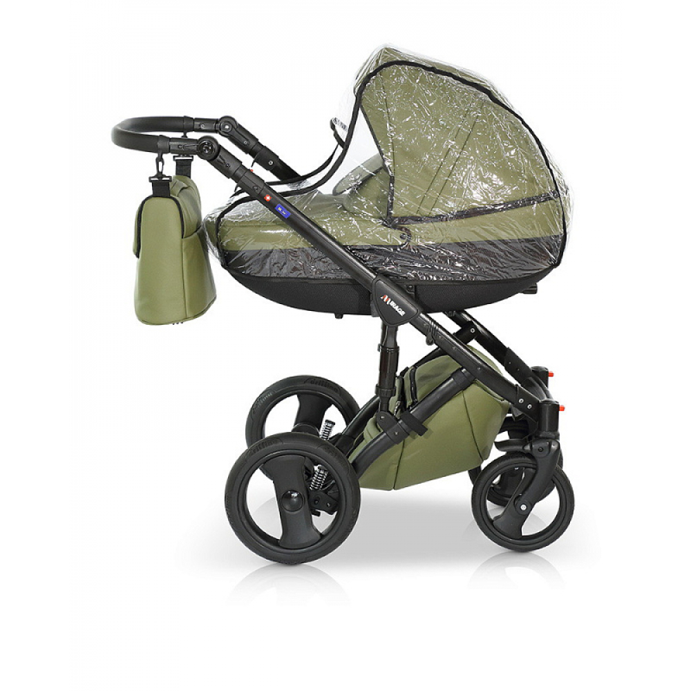 Детская коляска Verdi Mirage Eco Premium 3 в 1 03 темно-зеленый